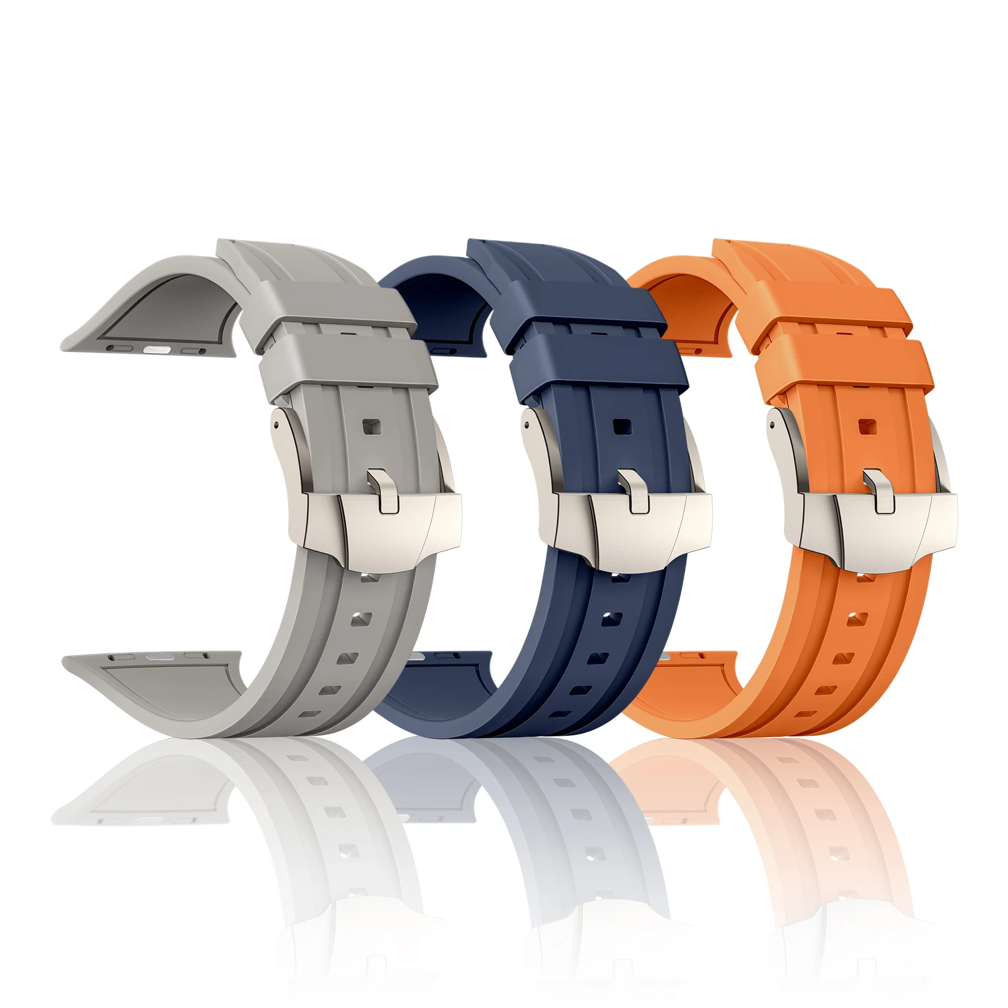 Ryb Sport Fkm Fluoroelastomer Watch Band For Apple Watch Ultra 49mm