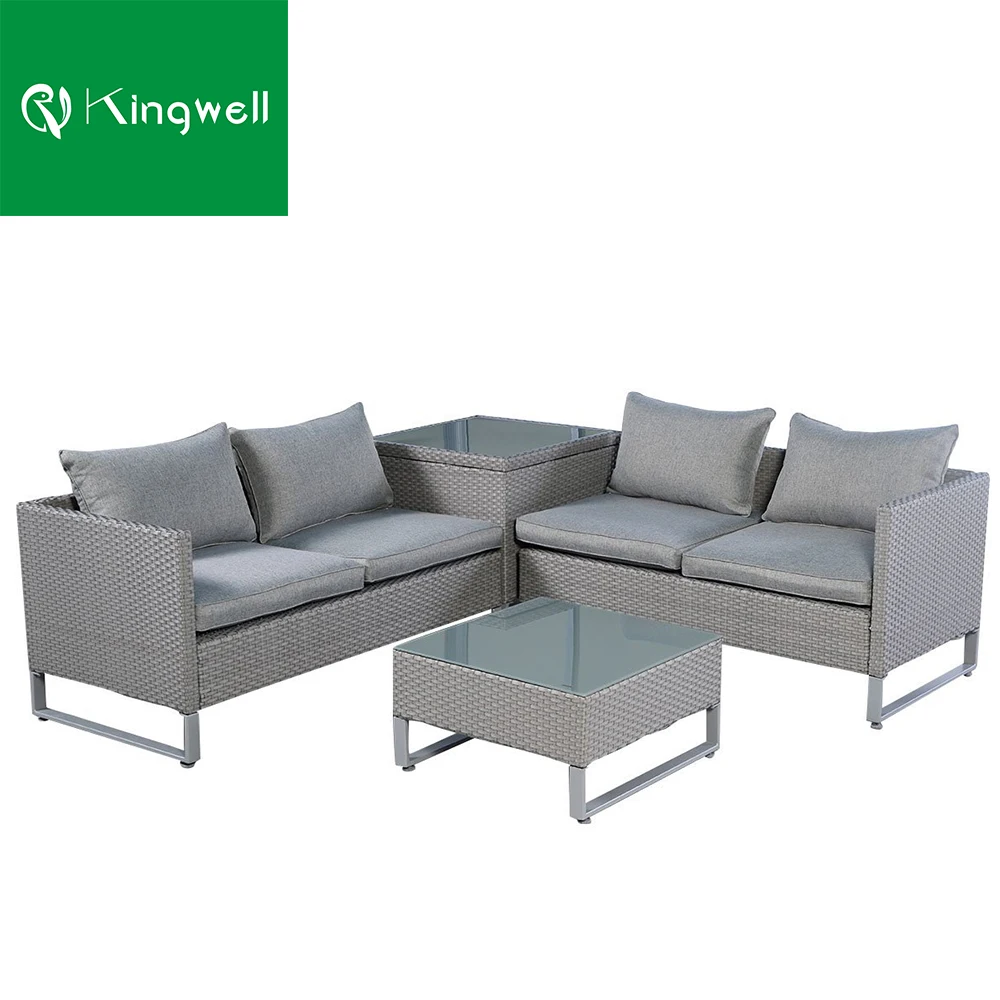 L Shape Outdoor Furniture Alumiunm Garden Lounge Sofa Set Buy L Shape