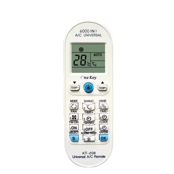KT-E08 Air Conditioner Remote Control Universal A/C Remote Control 6000 in 1
