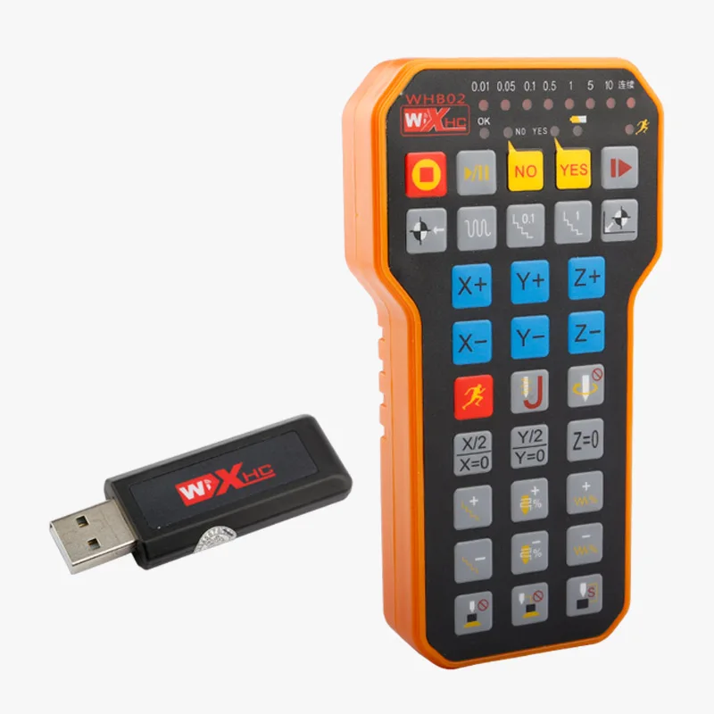 Hycnc Nc Studio Wireless Remote Control Xhc Series Whb02 Handwheel Dsp Wireless Controller for Cnc Router 3 Axis Machine