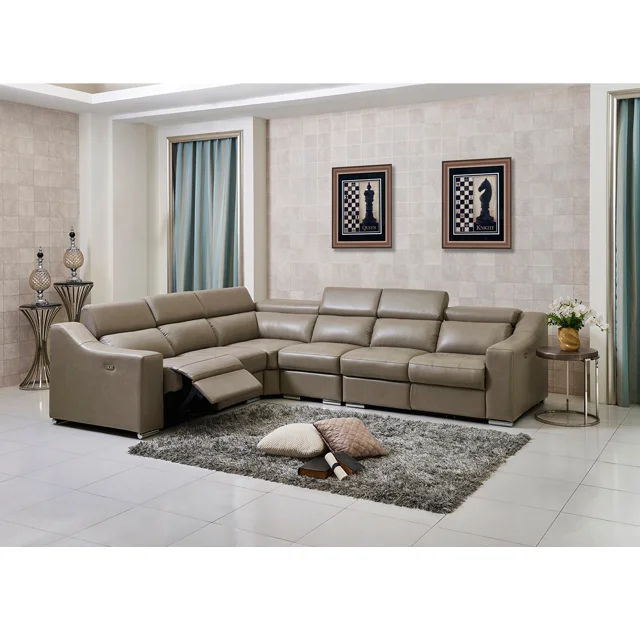 Modern Furniture L Shape Living Room Sofa Set Luxury Home Furniture ...