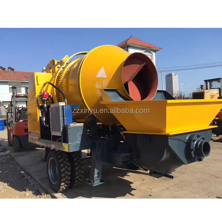 JBS30 JBS40 Concrete Mixer Pump with diesel Engine with Hopper