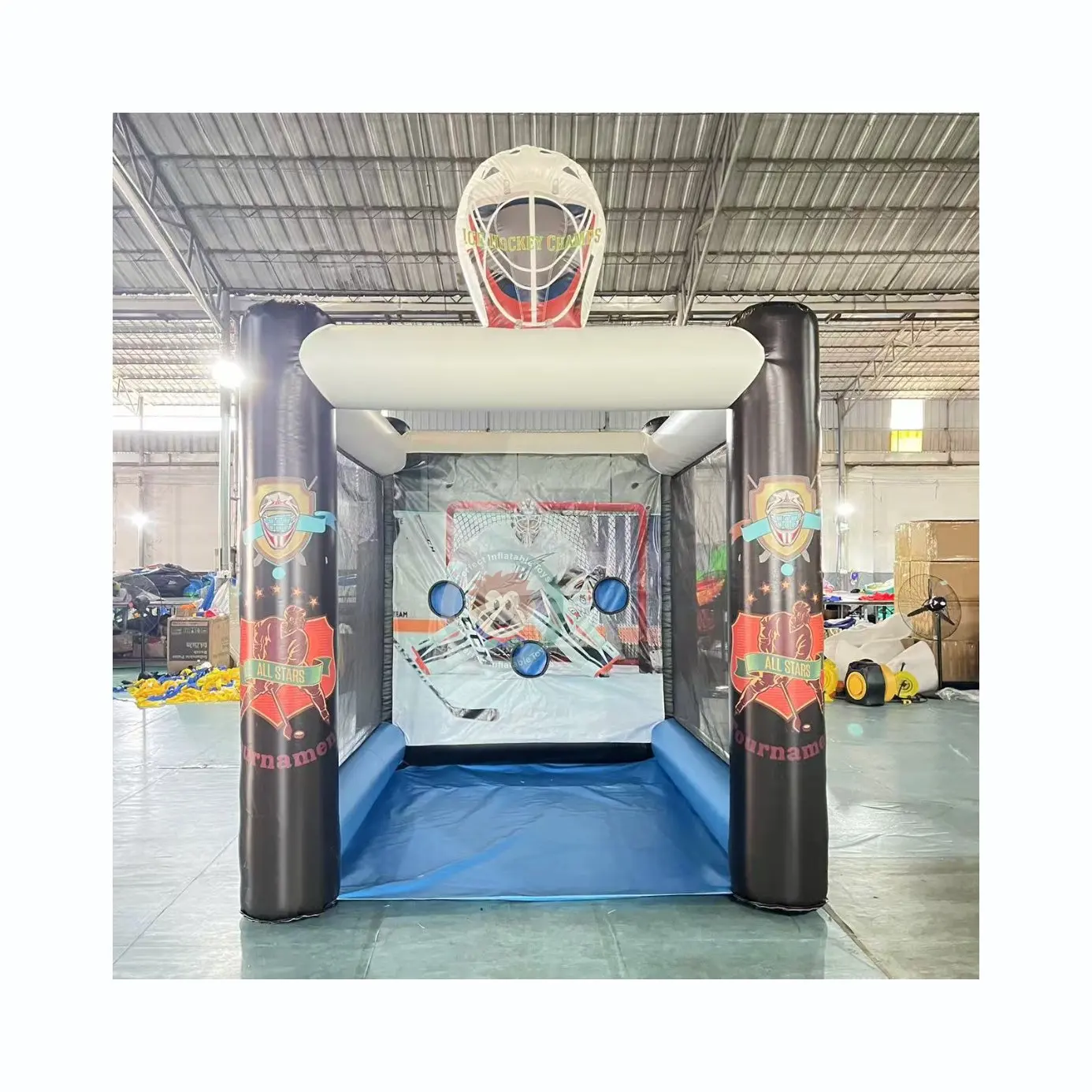 PVC Inflatable Hockey Arena Slap Shot Hockey Game for Ice Hockey ...