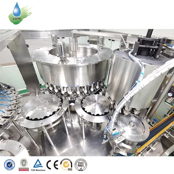 Automatic PET Plastic Bottle Pure Drinking Mineral Water Purifier Bottling Production Line Bottle Water Filling Sealing Machine