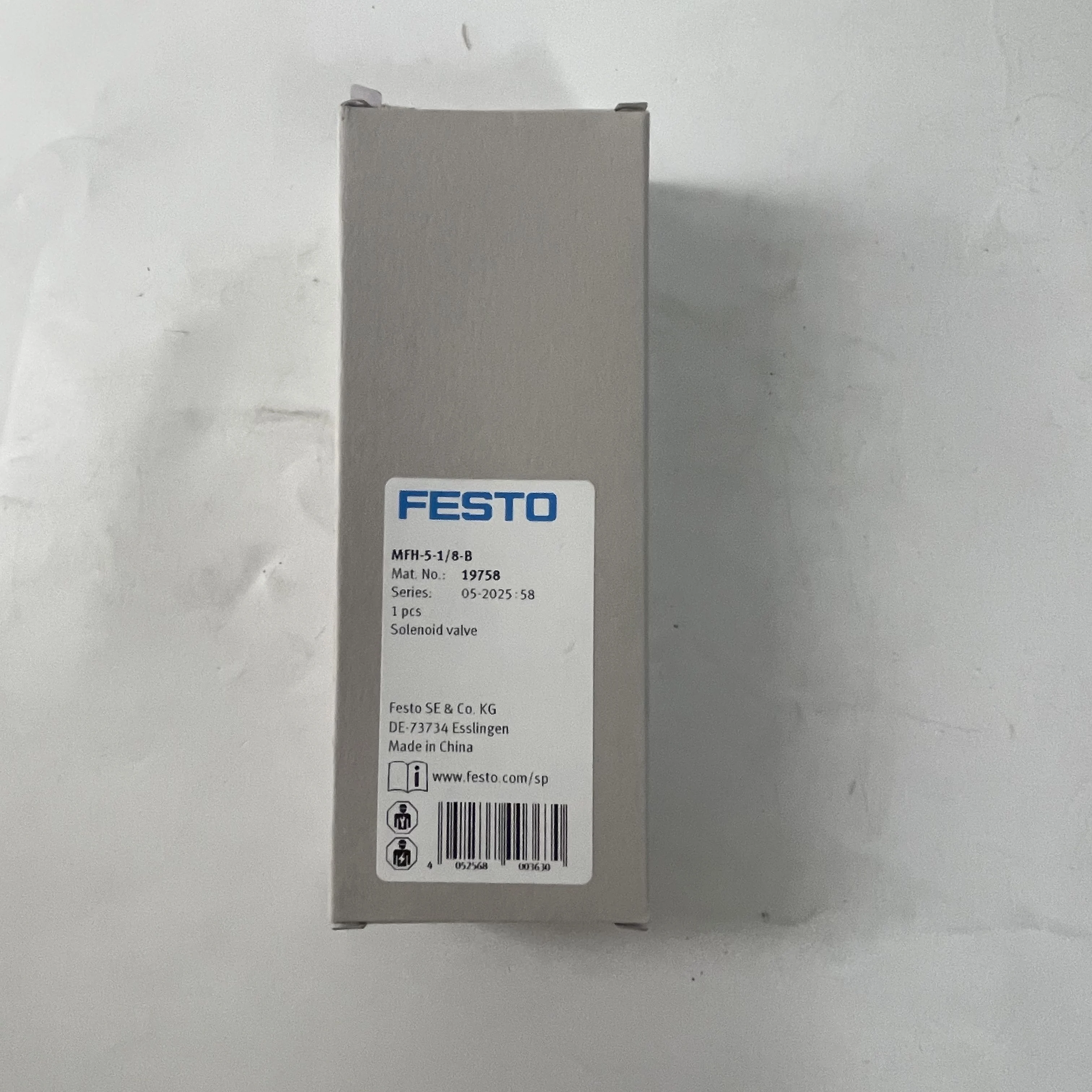 FESTO Solenoid Valve MFH-5-1/8-B