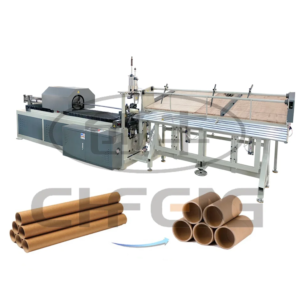 Cfqgsk100 Automatic Shaftless Precision Cardboard Paper Tube Core
