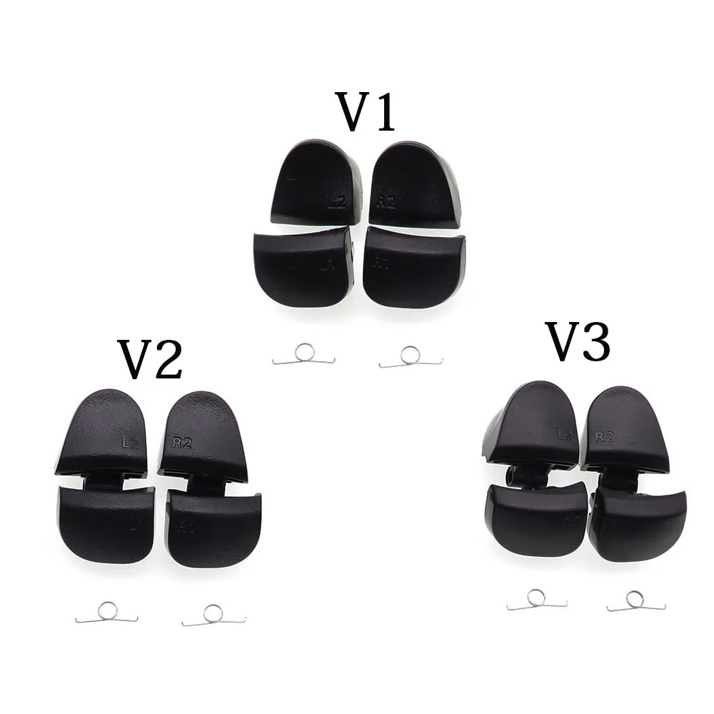 6 In1 L1R1 L2R2 Button with 2 Springs for Playstation 5 PS5 V2.0 V3.0 Controller Repair Parts