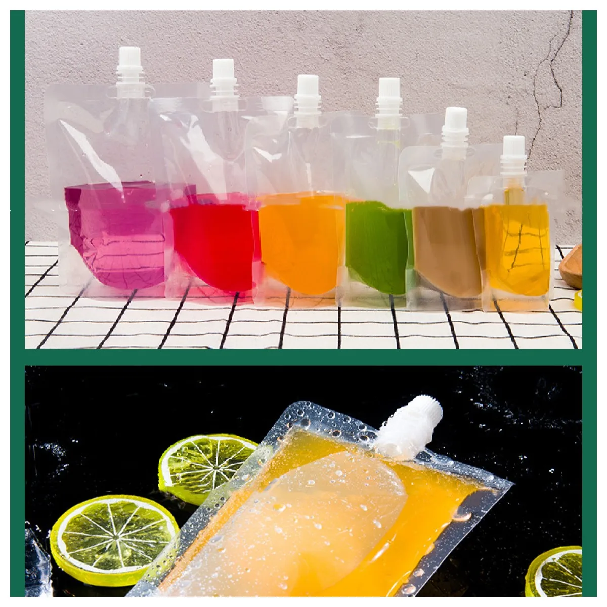 Hot Selling Biodegradable Custom Printed Packaging Spout Plastic