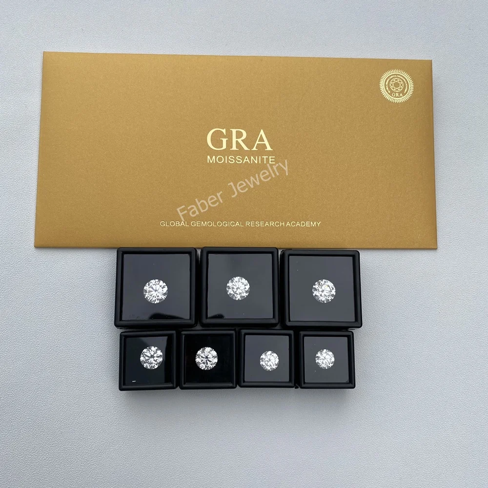 Gemas Tianyu DEF cor vvs grau corte francês moissanite diamantes 5