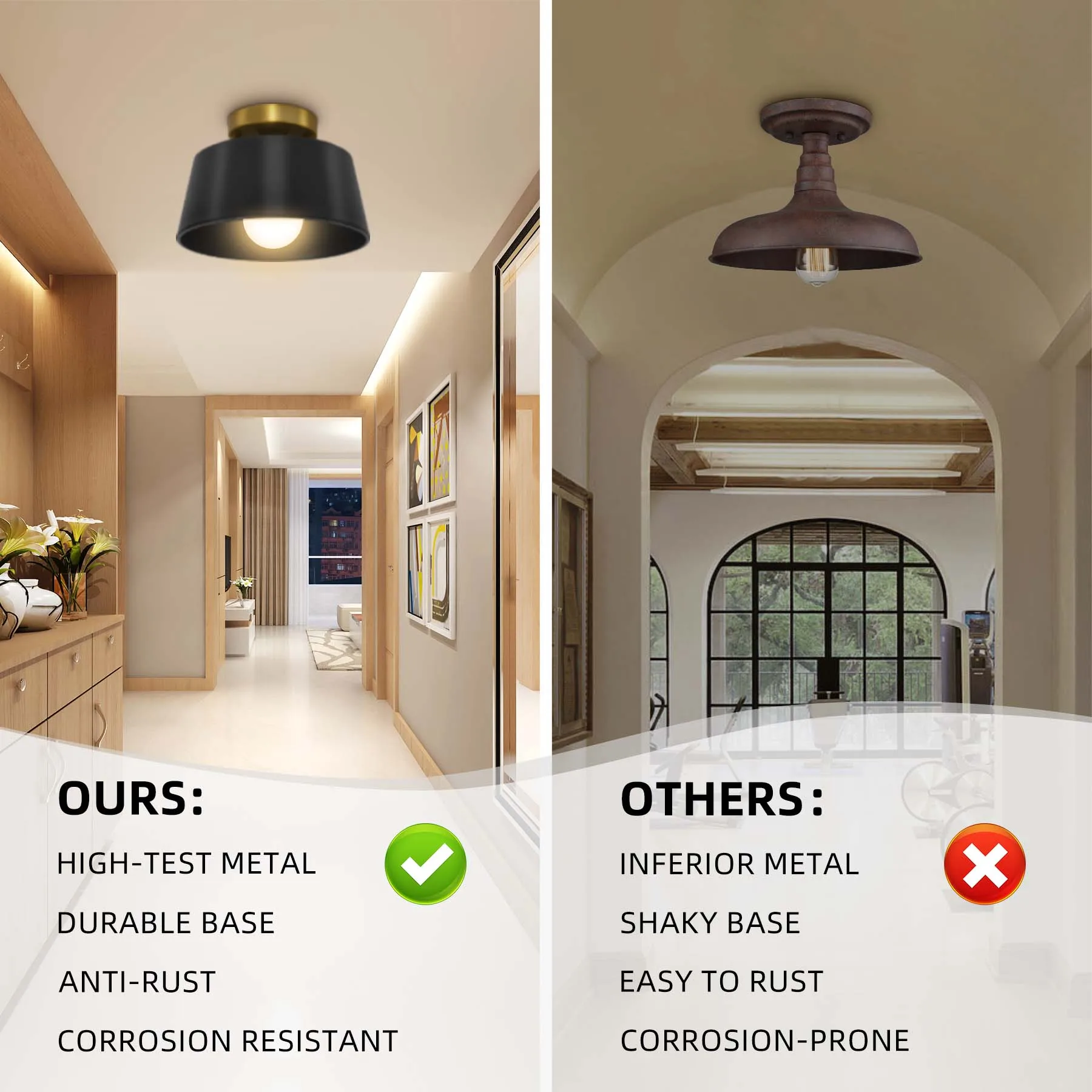 Vintage Design Indoor Ceiling Lights For Home Decorative Ceiling Lights