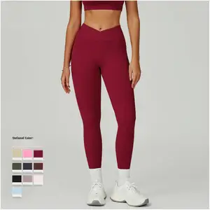Leggings Beautiful Beauty Cross the Back Apparel Breathable Casual High Waist Plus Size Gym Fold Over Yoga Pants