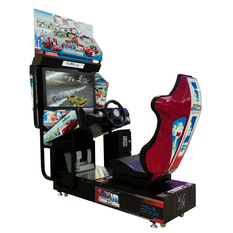 Simulator Racing Car Arcade Coin-operated Video Game Console Game Motorcycle Center Racing Console Speed Video Arcade