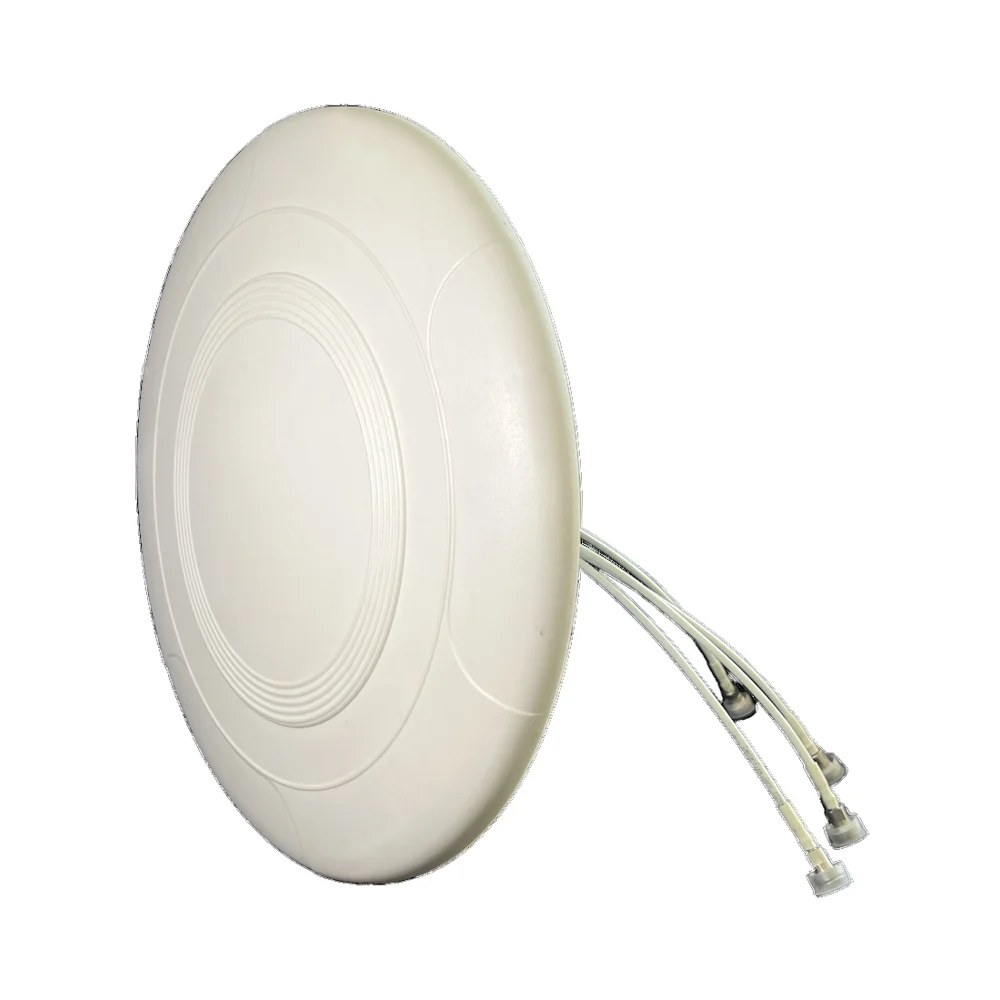 DC-Grounded Lightning-Protected 50Ω Impedance 617 6000MHz Quad Horizontal-Polarized Omni-Directional 20W Communication Antenna