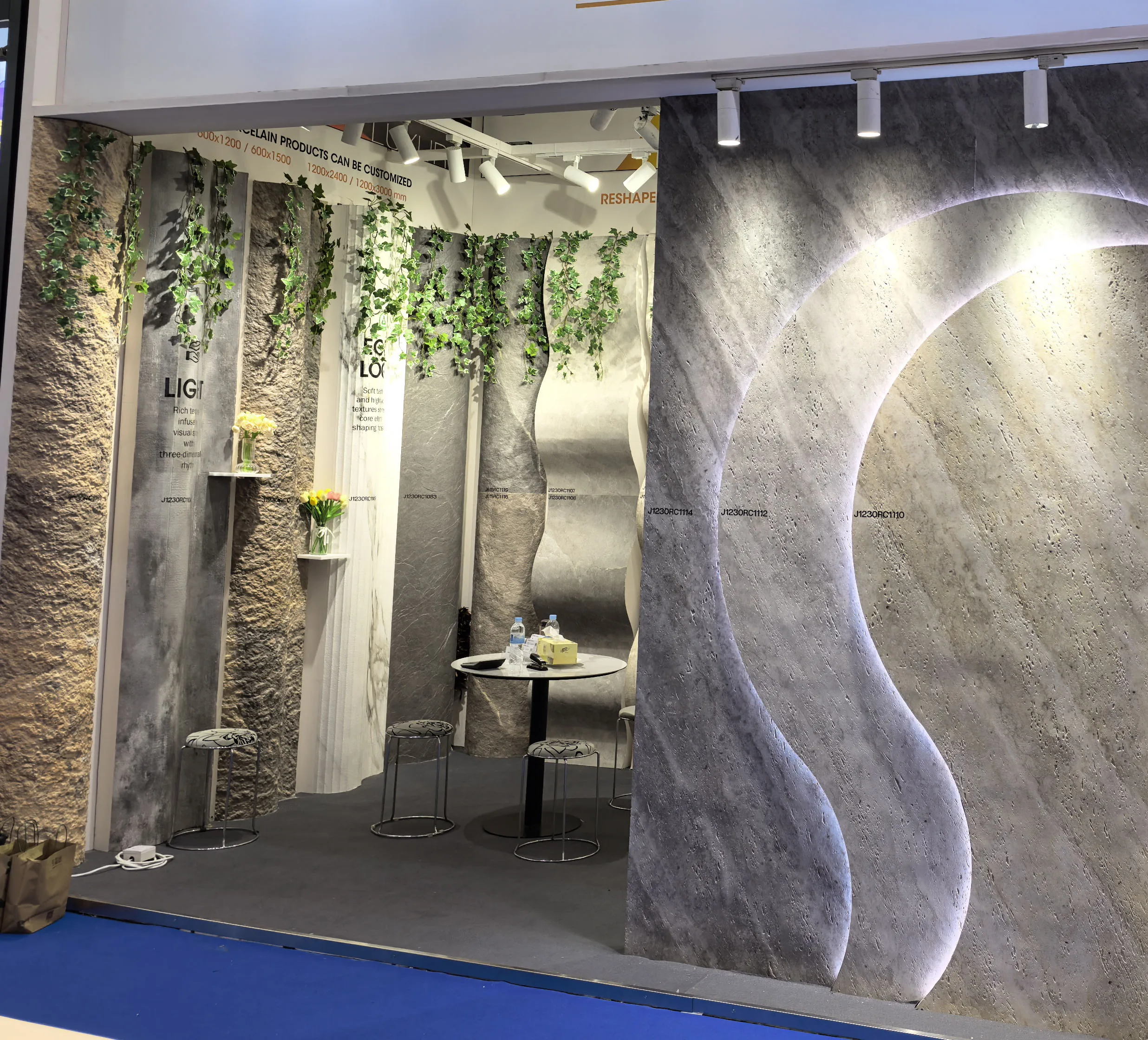 1200x3000mm Soft Stone Construction Modified Clay Material Veneer Tiles ...
