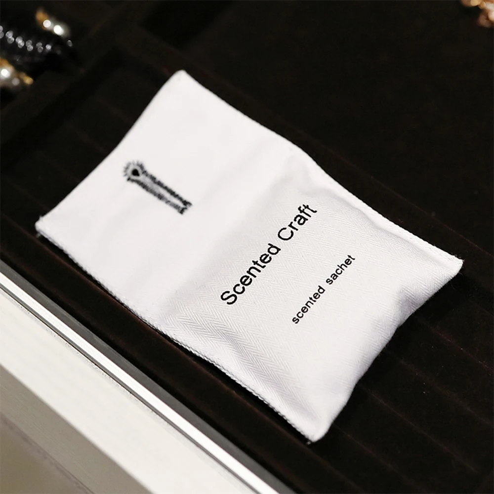 product custom logo long lasting fragrance aroma aromatherapy scent fabric sachet air freshener aroma bag scented pouch-2