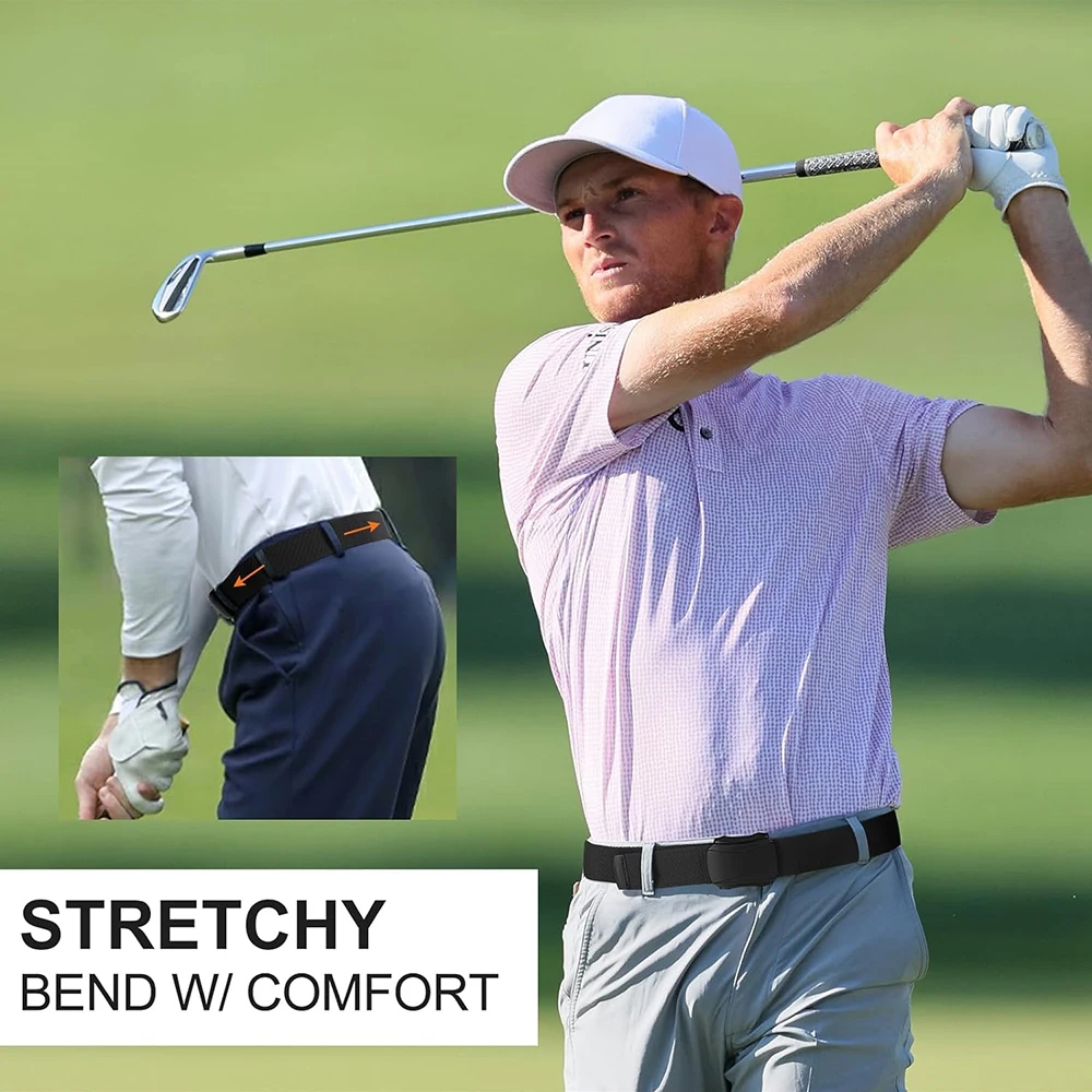 Durable Waterproof Men Sports Training Stretch Tactical Riggers Belts Men Hiking Work Nylon Web Golf Belt