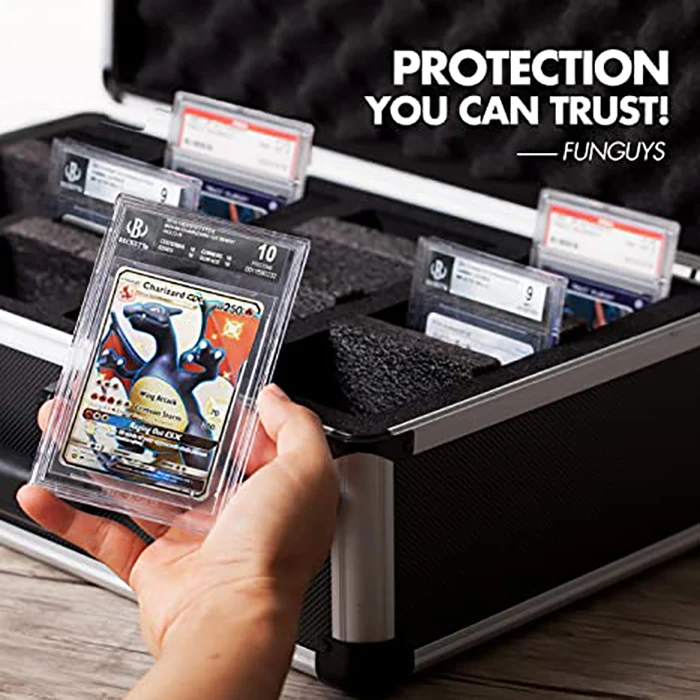 Psa Storage Case Waterproof Protective Carrying Case Customized Graded