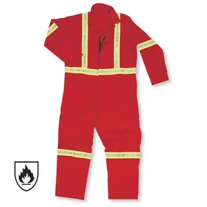Hot Sale NFPA 2112 EN 11612 Red Fire Proof Flame Retardant Fire Resistant Clothing