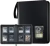 Classeur à 4 pochettes avec fenêtre Noir