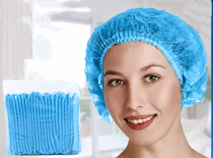 Automatic Disposable Hair Cover Making Machine Size Adjustable Bouffant Cap Packaging Machine with Motor As Core Component