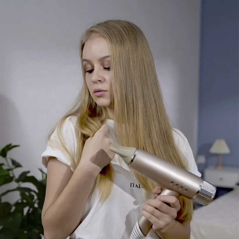 Lightweight Travel Hair Dryer Powerful Negative Ionic Fast Dry Low