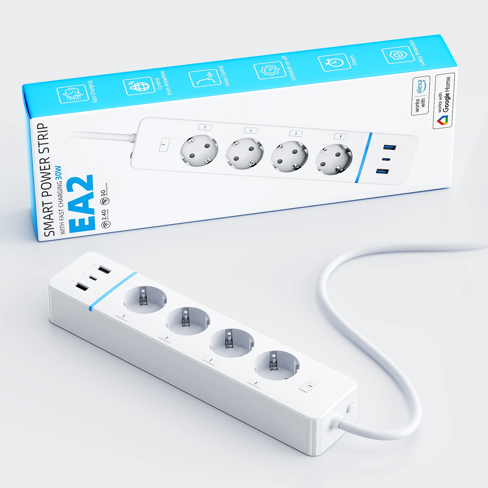 EA2 Smart Power Strip Packaging