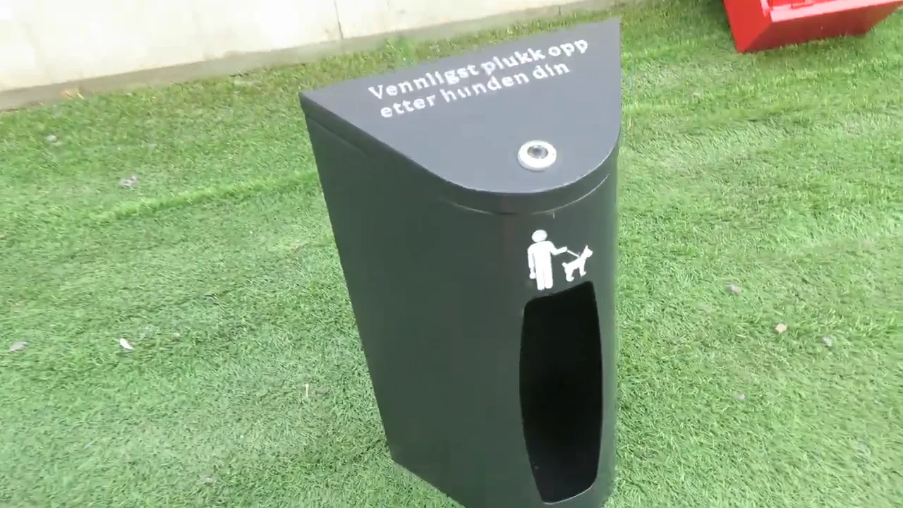 Outdoor Dustbin Pet Trash Can Dog Waste Dispenser Outdoor Pet Waste