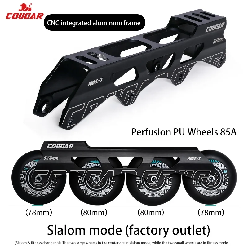 MZS509C Inline Adult COUGAR Skating Shoes - Durable & Fast