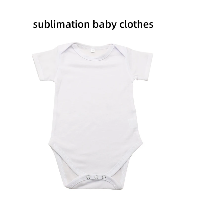 Custom Baby Onesie For Kids Baby Romper Sublimation Blank Short Sleeve ...