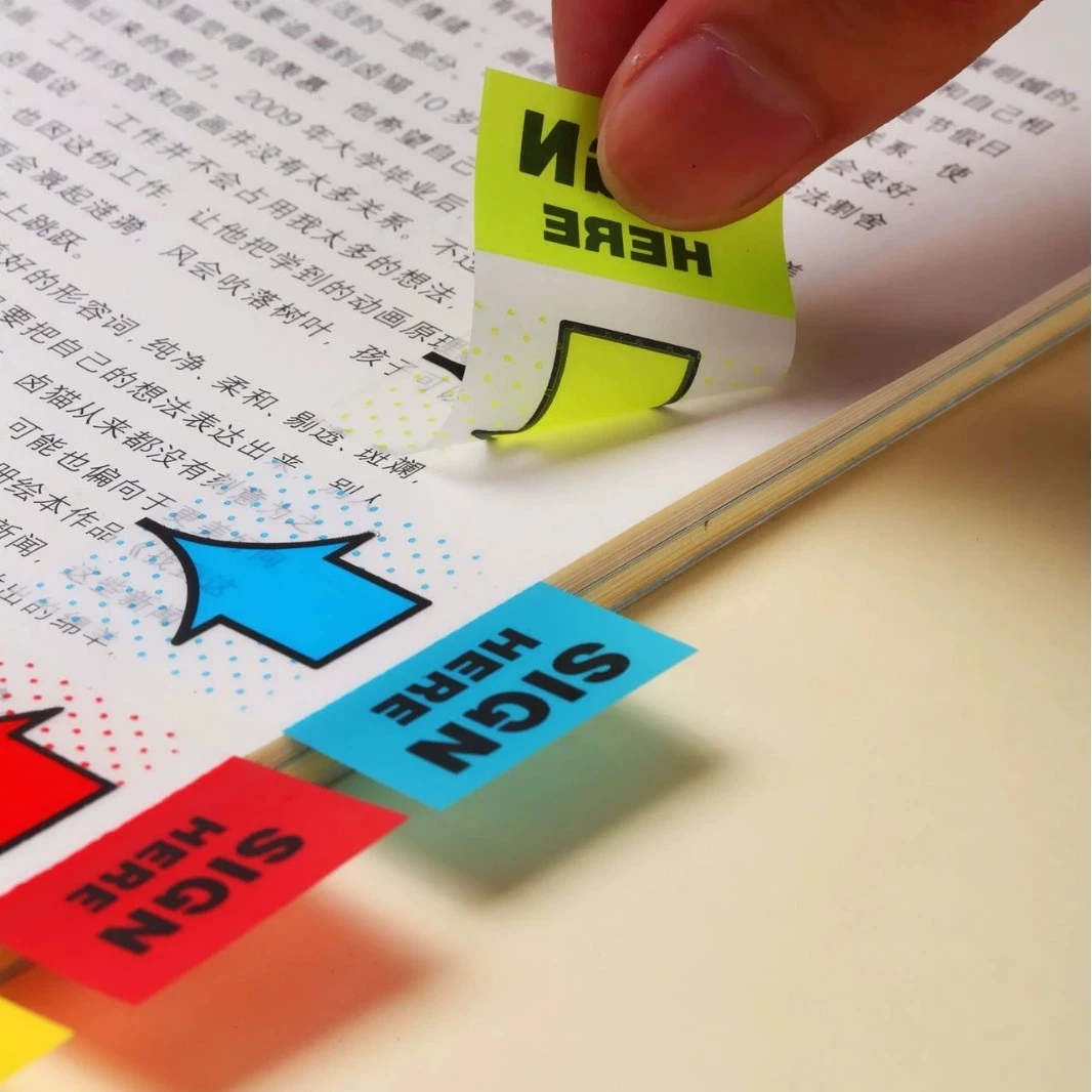 Removable Sticky Notes Colorful Dry Erase Sign Here Sticky Notes Personalized Sticky Notes for Mark