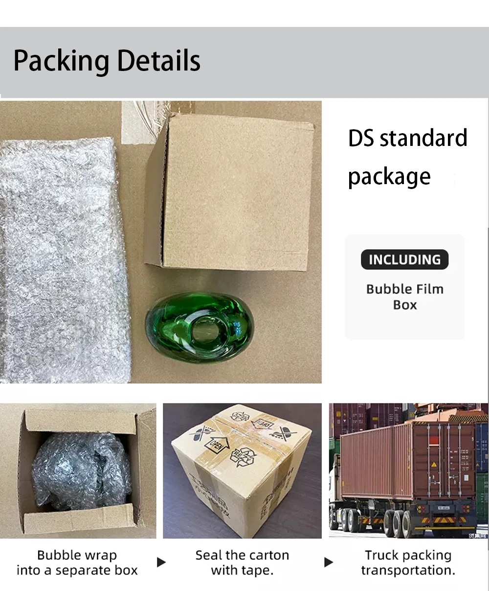 Diamond Star Luxury Tabletop Glazed Wedding Vase Glass Home Decor Piece