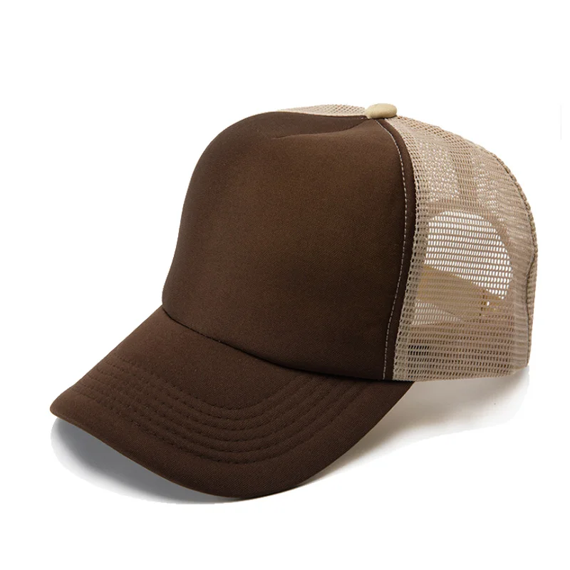 New Brown Classic Mesh Foam Trucker Vintage Baseball Hat Hats Cap Caps 35 COLORS 