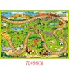 Tapis de jeu animalier - 70x98 cm