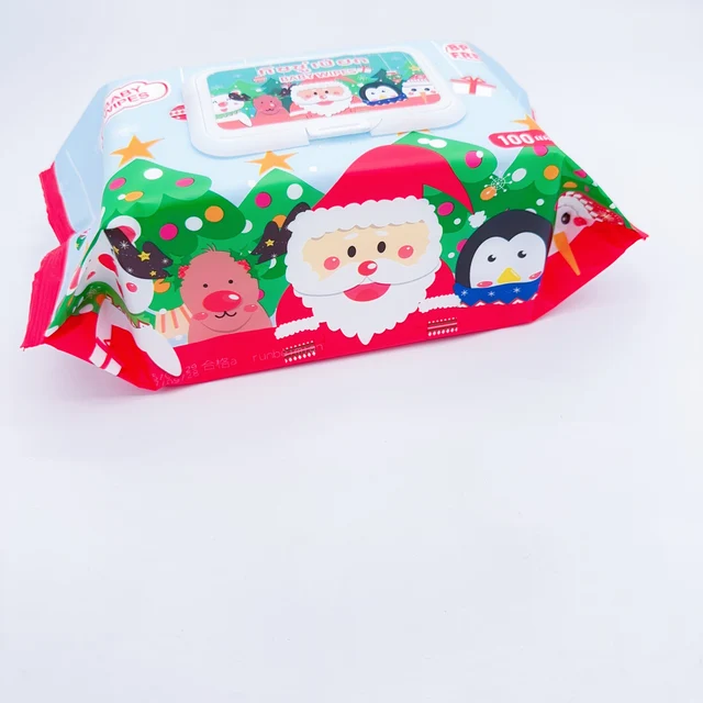 RUNBEIMIAN Customized 80 Pieces of Super Soft Baby Skin Care Wet Wipes, Economical and Disposable Wet Tissues, Fragrance-free