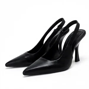 1216-4 Women's Pointed Toe High Heels Slingback Sandals Breathable High Quality Sexy Fashion Trend Party Autumn Spring Summer