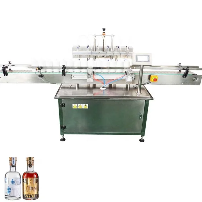 200ml Vodka Bottle Filling Machine With Gin Chinese Liquors Spirit Rum Brandy Bottling Machine Line