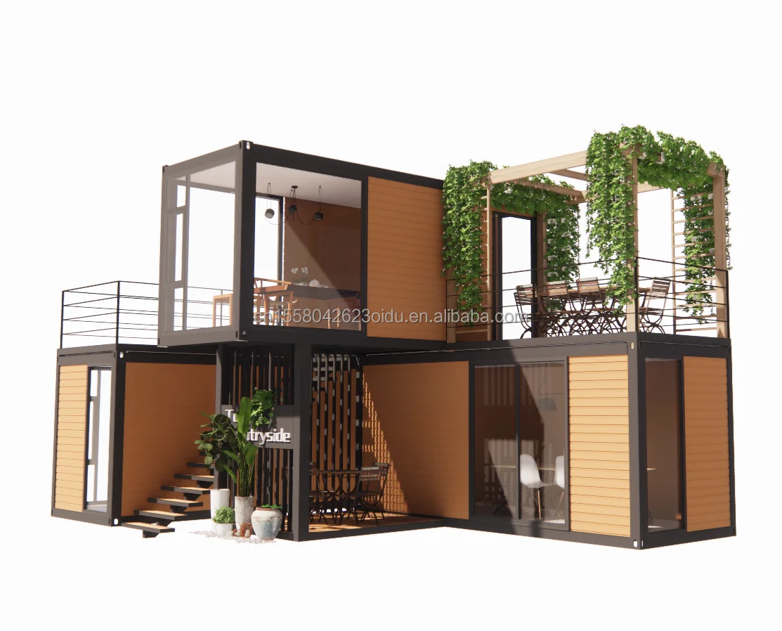 Foldable Portable Detachable 20ft 40ft Modular Living Container House 