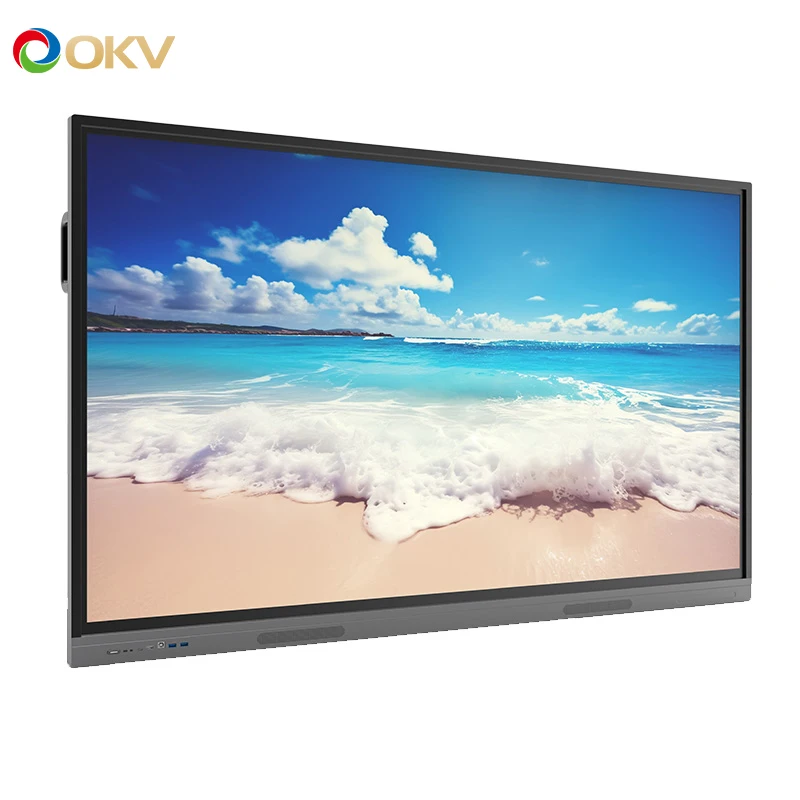 65inch OKView Interactive White Board Touch Screen Digital Display Interactive Flat Panel for Conference
