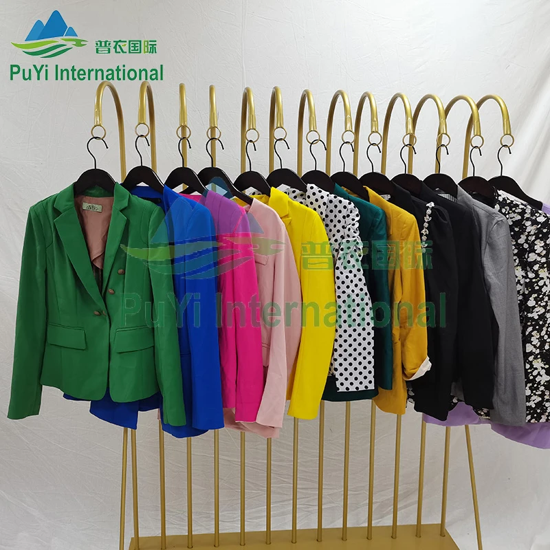 Ladies Thin Suits Coats Fashion Old Clothes Used Clothes Only Jackets ...