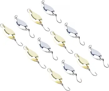 Cheery Steel Hook Lure Set for Bass Trout Catfish Hard Metal Saltwater and Freshwater Fishing Spoons Lures – Metal Jig – view 5