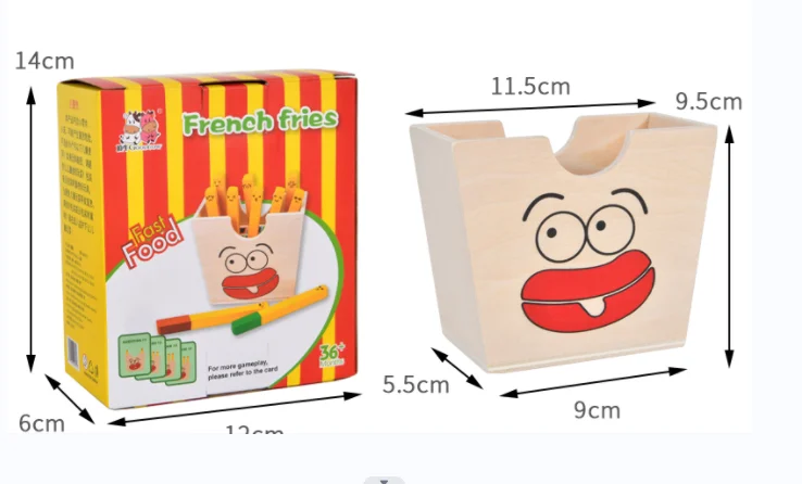 Hot Selling New Wooden Hamburger Sandwich Stacking Kitchen Pretend Play Toys Hobbies Baby Kids Other Toys For Children Girls