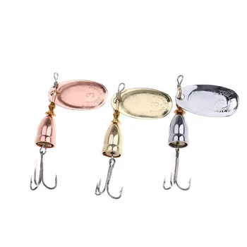 Cheery New Design Metal Spinner Bait 4g-19g Hard Spoon Durable Treble Hook for Ocean Bass Trout Saltwater Carp for Marlin Target – Metal Jig – view 3