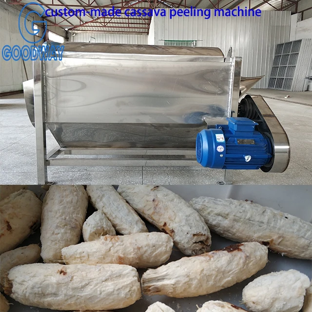 Cassava Peeling Machine with Fast Peeling Effect for Sale