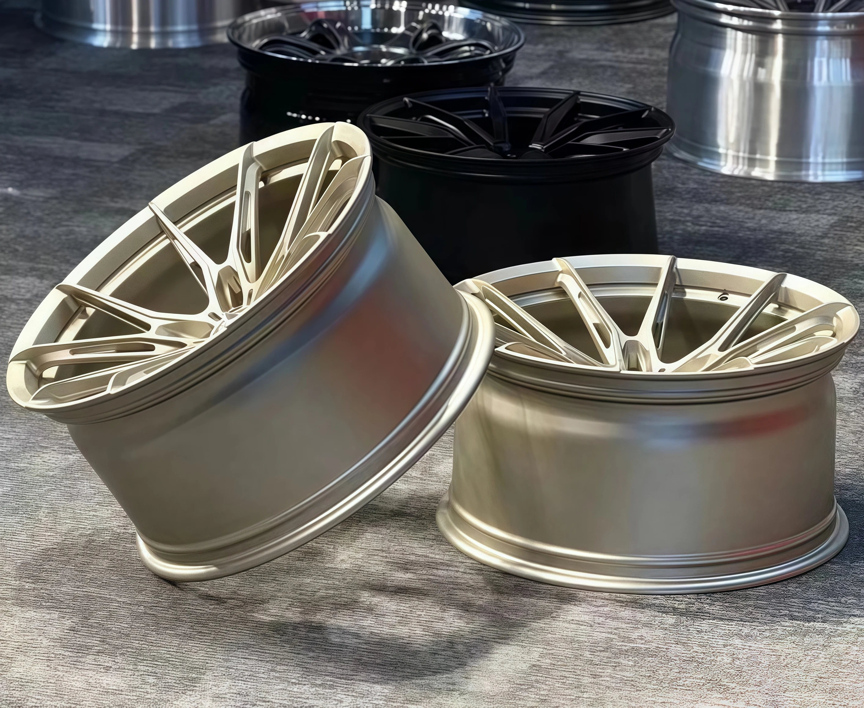 XINLAI Deep Concave Monoblock Passenger Car Wheels 5x114.3 5x112 5x120 17 18 19 Inch Alloy Wheels for BMW Mercedes - Image 2