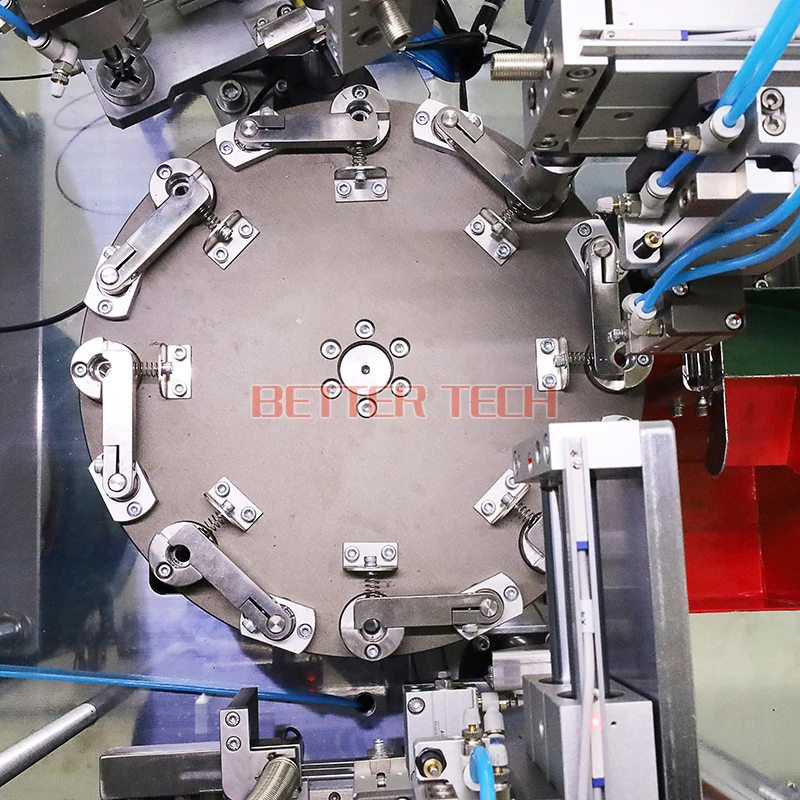 Automatic Lithium Ion Battery Assembly Machine Flaring & Cutting Ring Pre-assembly Machine Metal Machinery Assembly