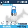 TIP-171 Mini Linterna Llavero Azul [250mAh]