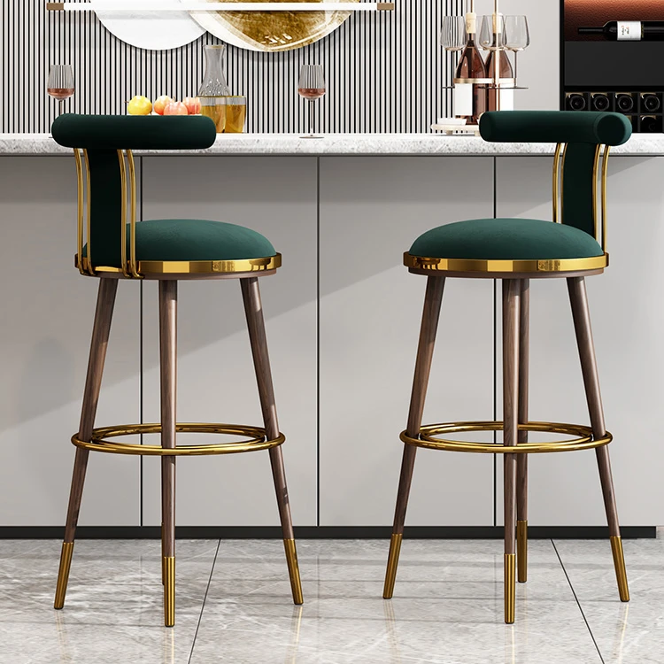 Nordic Modern Bar Chair Lift Rotating Light Luxury Stainless Steel Bar  Stool High Stool Back Chair Simple High Chair - Buy Slimline Bar  Stool,Modern Acrylic Z Bar Stools,Retro Bar Stool Product on