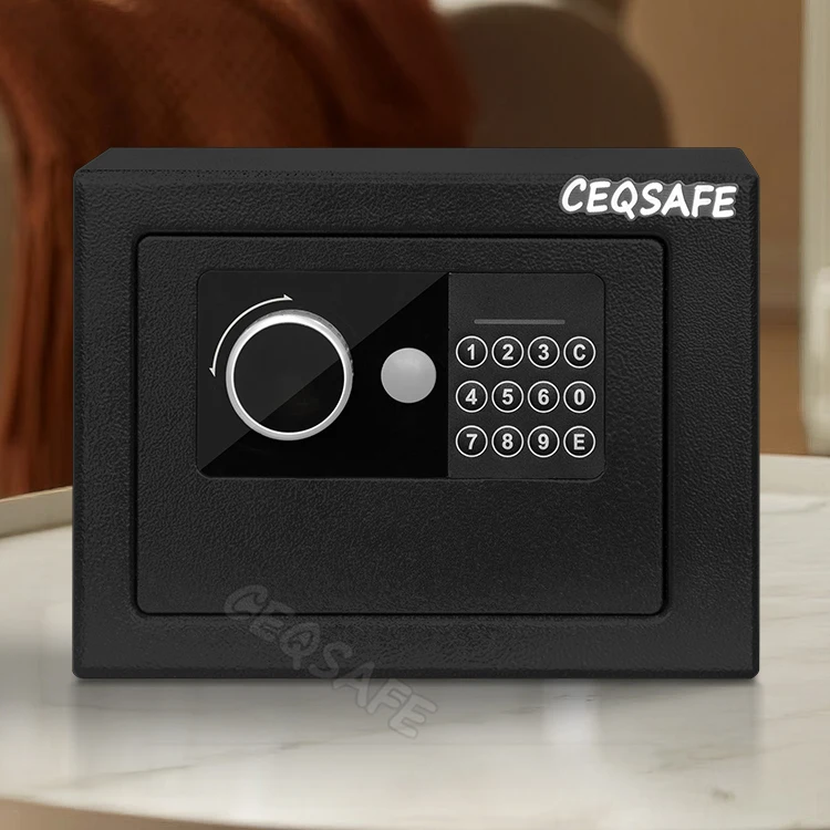 CEQSAFE High Quality Mini Safe Box for Money Home Deposit Security Smart Cash Mini Small Safe Box supplier