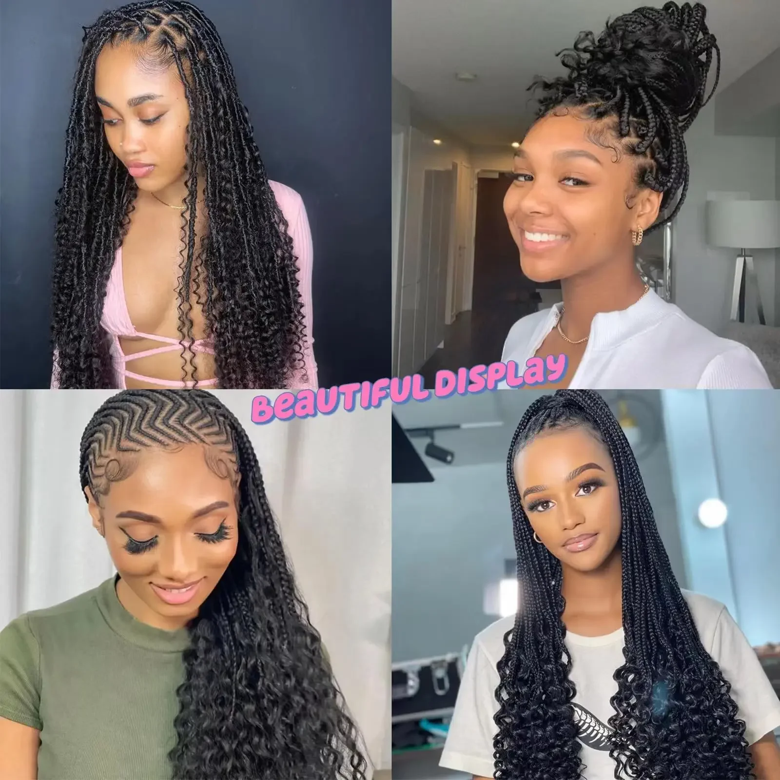 Pacchetti di capelli umani Water Wave per donne, senza trama, veri capelli umani Remy, estensioni di capelli umani da salone_voghion.com