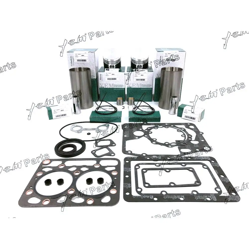 ZB600 Overhaul Kit With Gasket Set for Kubota Engine Rebuild Kit 2